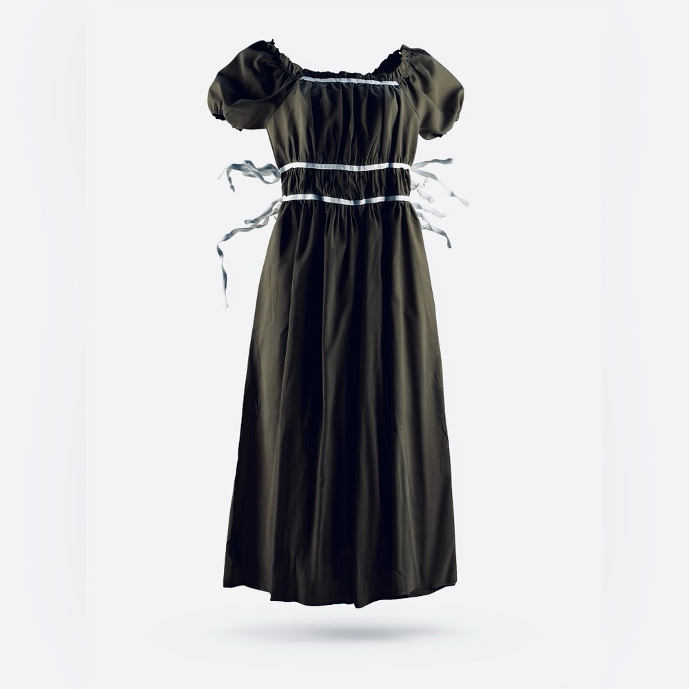 Black Maxi - Midnight at Pemberley Dress - Picture 12 of 12